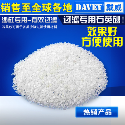 戴威游泳池按摩池水景池水疗池水处理水过滤材料滤料石英砂正品