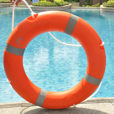 DAVEY戴威游泳池救生圈加厚泡沫成人船用救生用品设备 游泳圈儿童